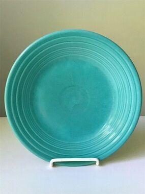 Vintage Fiesta Turquoise Blue 9” Luncheon Plate 2006 Homer Laughlin Lead Free